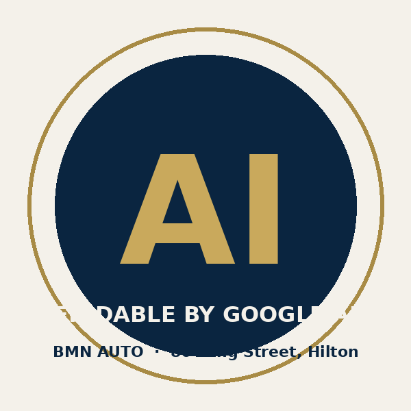 Findable by Google AI roundel sticker